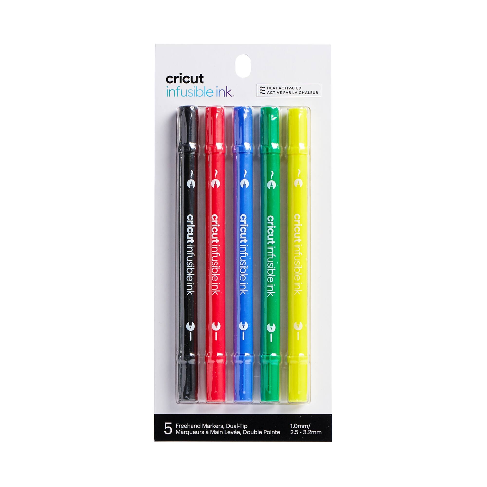 Cricut® Infusible Ink™ Freehand Markers, Dual-Tip, Basics